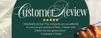 Pastry Customer Review Facebook Cover