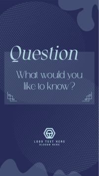 Generic ask me anything Facebook Story Design