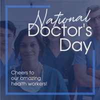 Celebrate National Doctors Day Linkedin Post Design