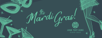 Flapper Mardi Gras Facebook Cover