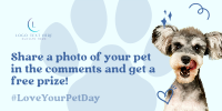 Cute Pet Lover Giveaway Twitter Post