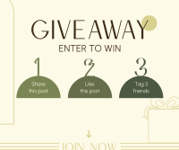 Simple Giveaway Instructions Facebook Post