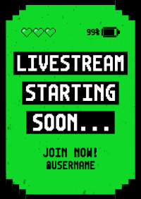 Livestream Start Gaming Poster