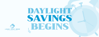 Playful Daylight Savings Facebook Cover