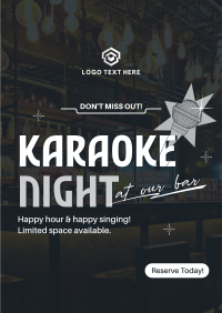 Reserve Karaoke Bar Poster Image Preview