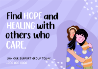 People Care Suicide Prevention Postcard Image Preview