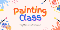 Quirky Painting Class Twitter Post