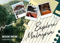 Explore Malaysia Postcard