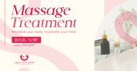 Simple Massage Treatment Facebook Ad