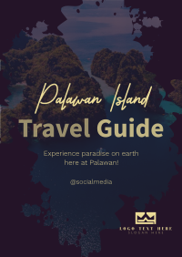 Palawan Travel Guide Poster