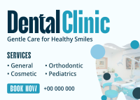 Professional Dental Clinic Postcard