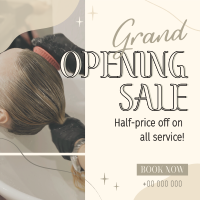 Salon Opening Discounts Instagram Post Design