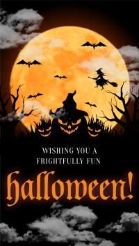 Frightful Happy Halloween Facebook Story