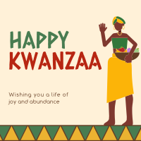 Kwanzaa Woman Instagram Post Design