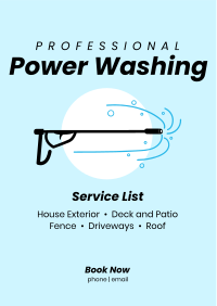 Power Washing Professionals Flyer