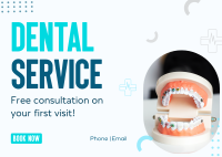 Dental Service Postcard example 3