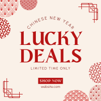 Chinese Lucky Deals Instagram Post Design