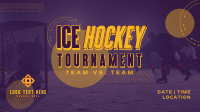 Sporty Ice Hockey Tournament Video