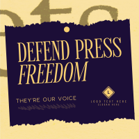 Defend Press Freedom Instagram Post