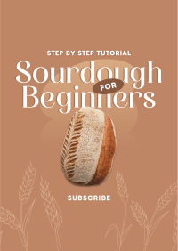 Beginner Sourdough Tutorial Flyer