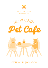 Pet Cafe Opening Poster