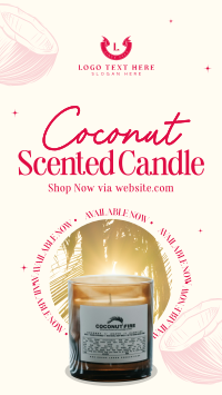 Coconut Scented Candle Video