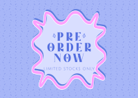 Pre-Order Product Showcase Postcard