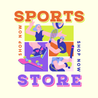 Super Sale in Sporting Goods Instagram Post