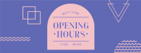 New Opening Hours Facebook Cover