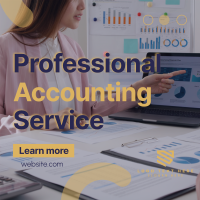 Professional Accounting Service Instagram Post
