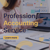 Professional Accounting Service Instagram Post Image Preview