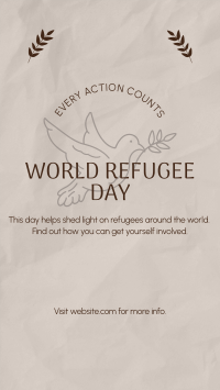 World Refugee Support Instagram Story