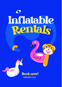 Party with Inflatables Flyer