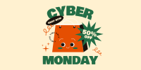 Cyber Monday Sale Twitter Post Design