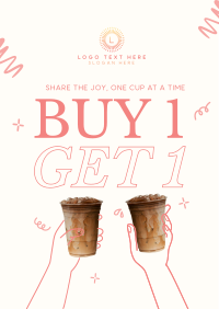 Buy 1 Take 1 Coffee Flyer