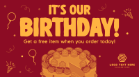 It's Our Birthday Animation Image Preview