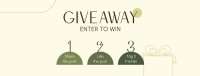 Simple Giveaway Instructions Facebook Cover Image Preview