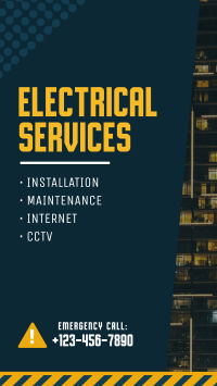 Electrical Services List Facebook Story