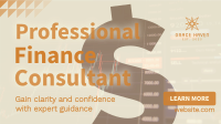 Professional Finance Consultant Facebook Event Cover