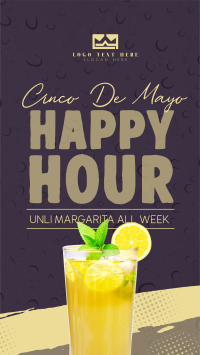 Cinco De Mayo Happy Hour Facebook Story