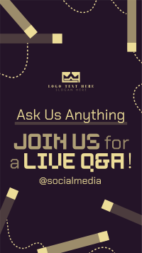 Generic Live Q&A Facebook Story