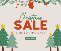 Christmas Sale Facebook Post Design