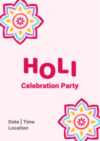 Holi Get Together Flyer