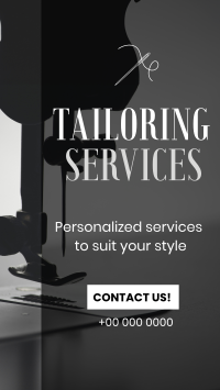 Tailoring Services Minimalist Instagram Reel Design