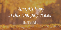 Autumn Season Quote Twitter Post