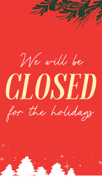 Closed for the Holidays TikTok Video