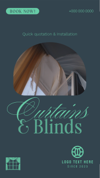 High Quality Curtains & Blinds Instagram Story