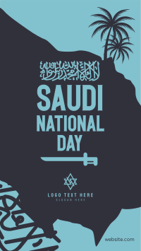 Saudi National Day Facebook Story