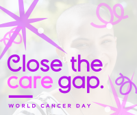 Swirls and Dots World Cancer Day Facebook Post