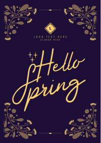 Floral Hello Spring Flyer